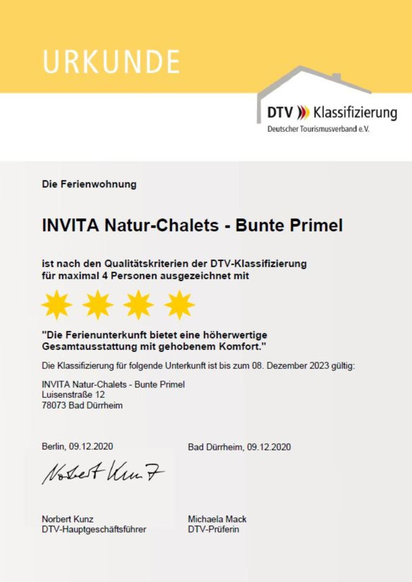 Invita Natur-Chalets - Familienurlaub Im Schwarzwald Bad Duerrheim Exterior photo